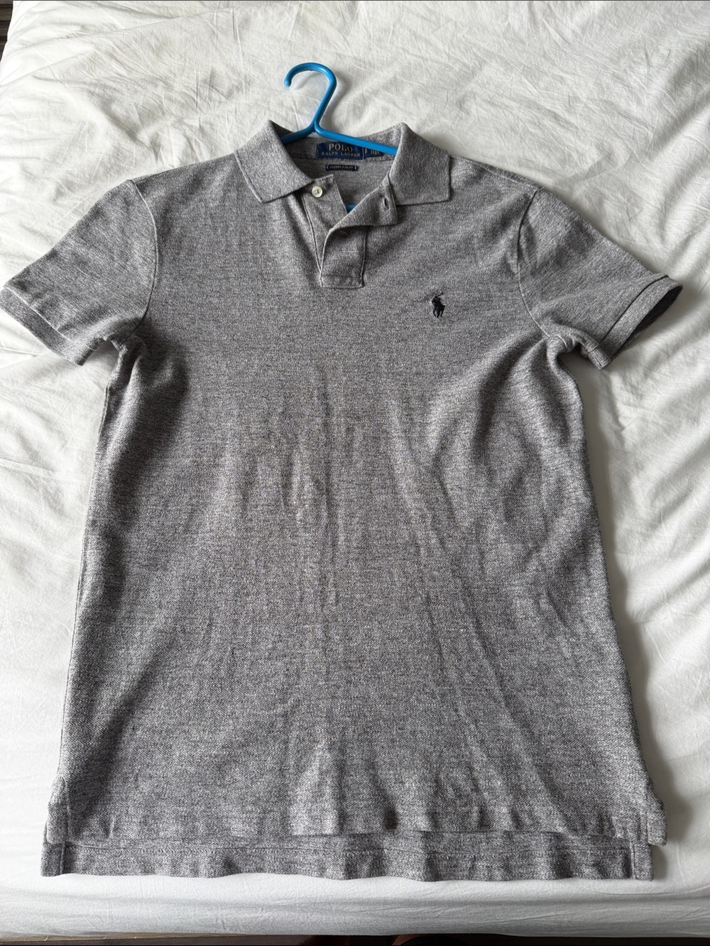 Polo by Ralph Lauren Heather Gray Men's Short-Sleeve Polo